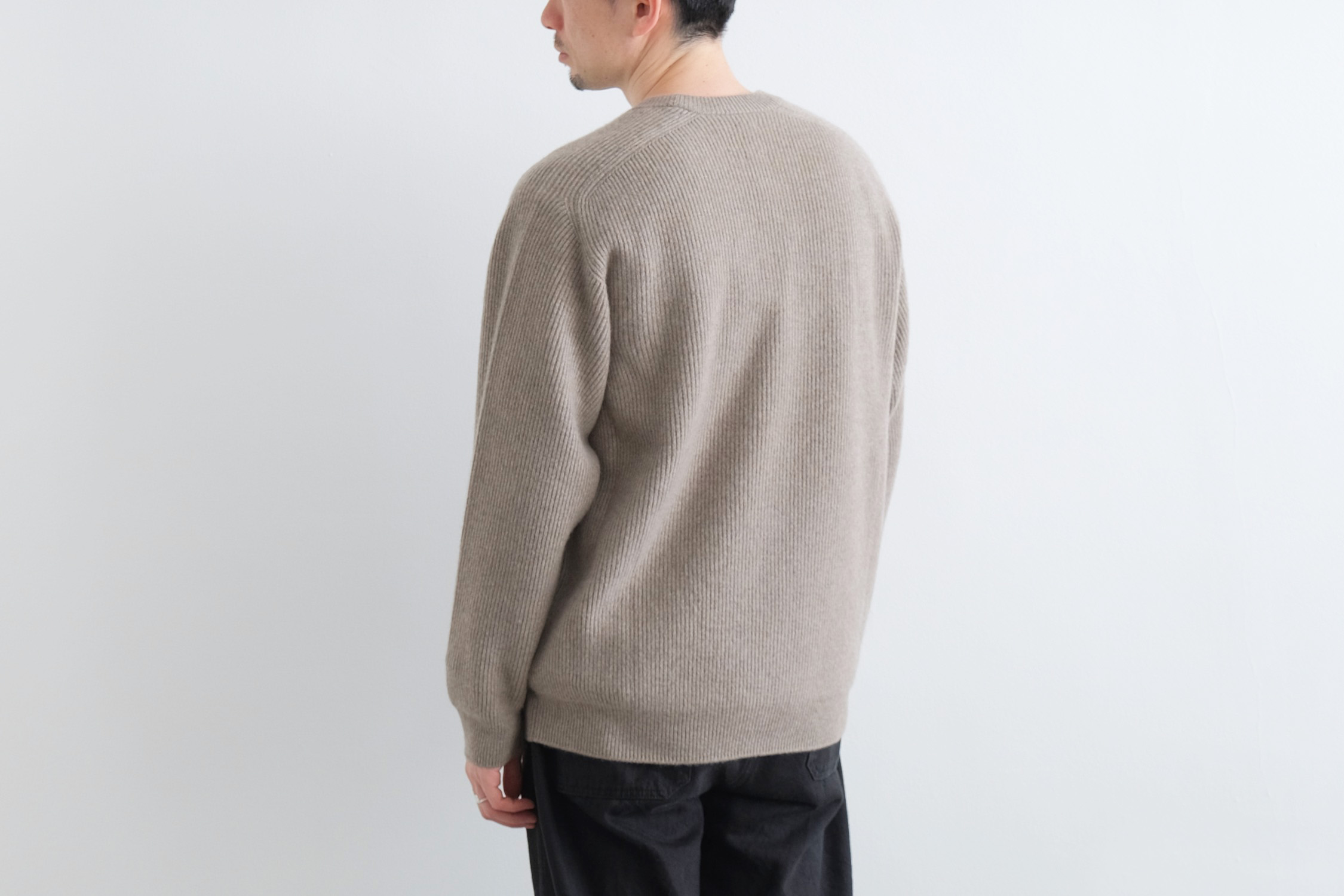 INNOCENT CASHMERE RIB CREW - WUNDER