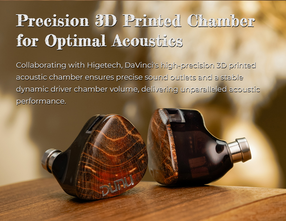 DUNU x Gizaudio DaVinci 2DD+4BA Hybrid In-Ear Earphones