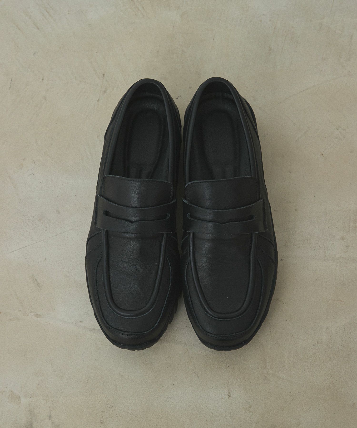 Vibram × OPENING ACT] ボリュームVIBRAMソールリアルレザースウェード