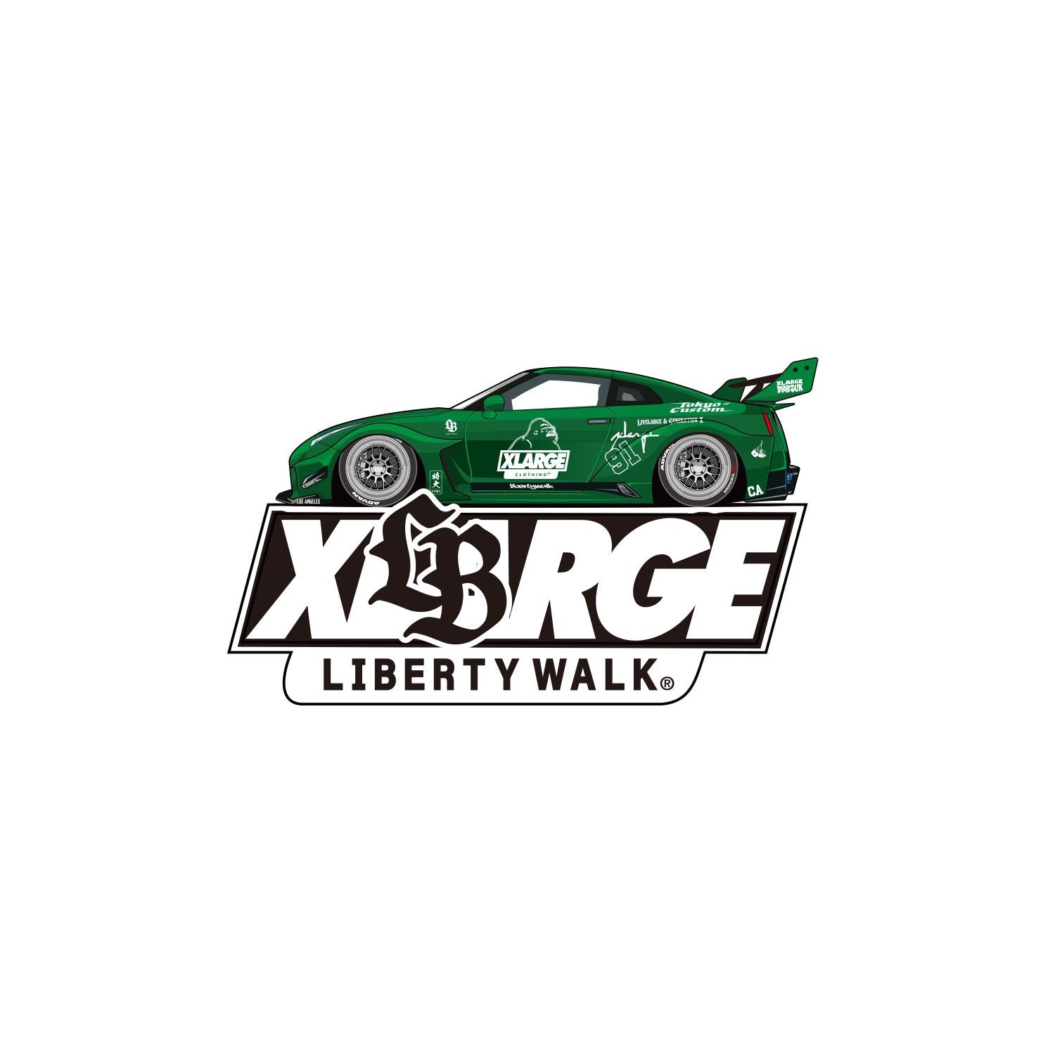 XLARGE × LIBERTY WALK – XLARGE