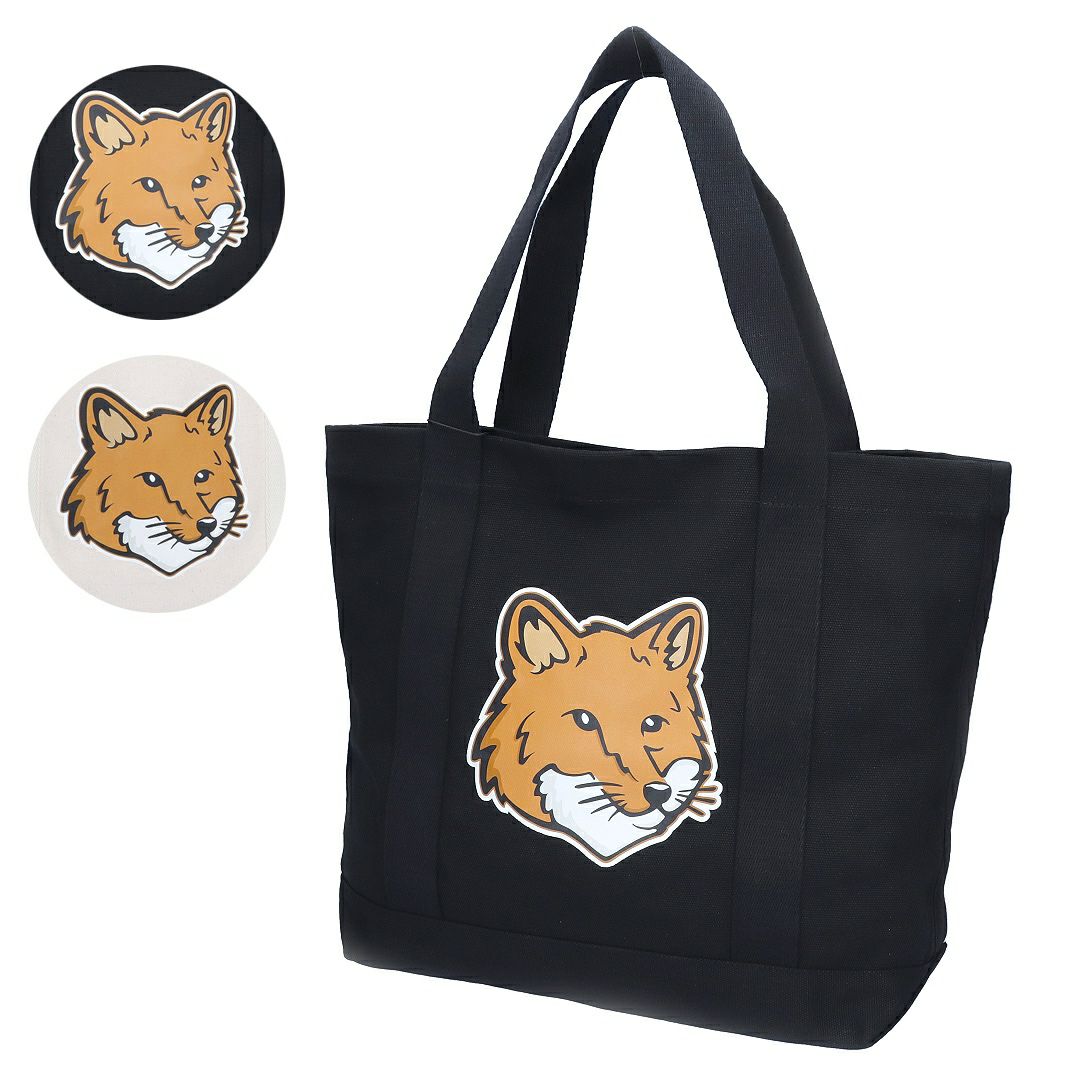 メゾンキツネ MAISON KITSUNE フォックスヘッド トートバッグ