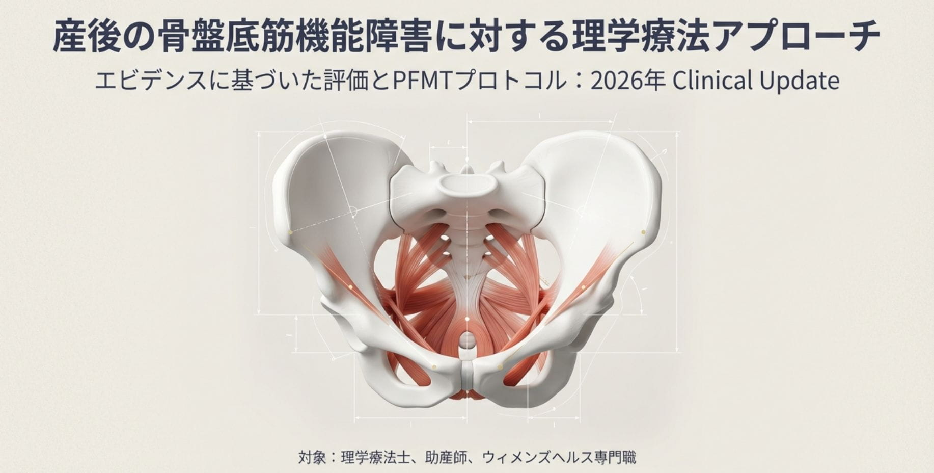 産後の骨盤底筋機能障害に対する理学療法アプローチ｜エビデンスに