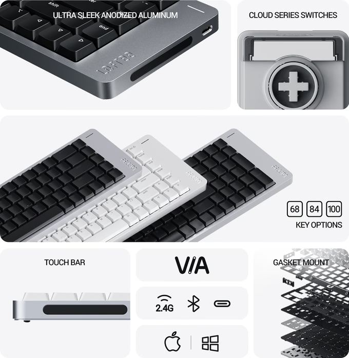 Lofree Flow 2 レビュー：静音リニア含む新スイッチ採用、QMK/VIA＆2