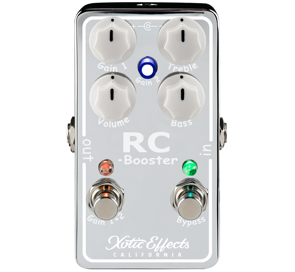 Xotic RC Booster V2 幅広い音作りと用途のブースター代表格【サウンド
