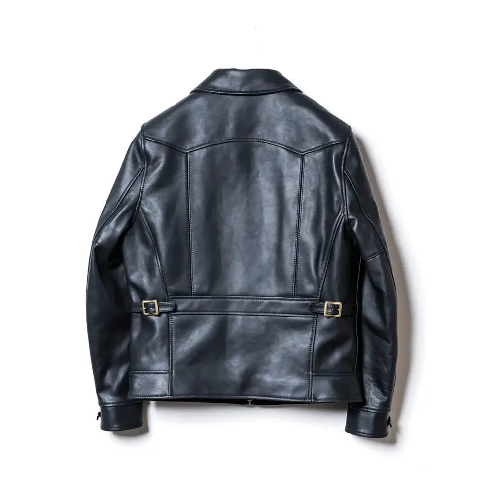 SUMI DYED HORSE SINGLE BREASTED JACKET[ SHR-47 ] | Y'2 LEATHER