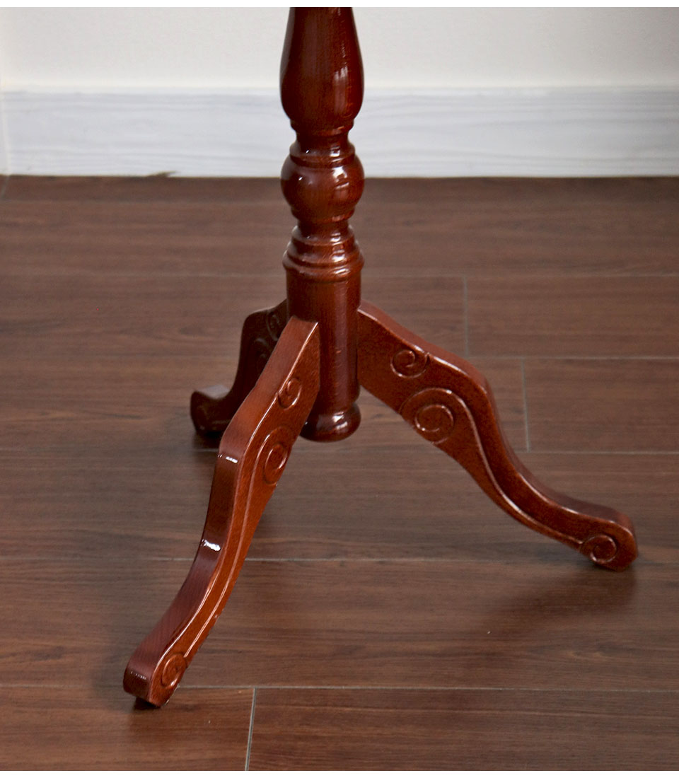 値下げイタリア製クラシカル家具 象嵌 サイドテーブル 花台 飾り台 高