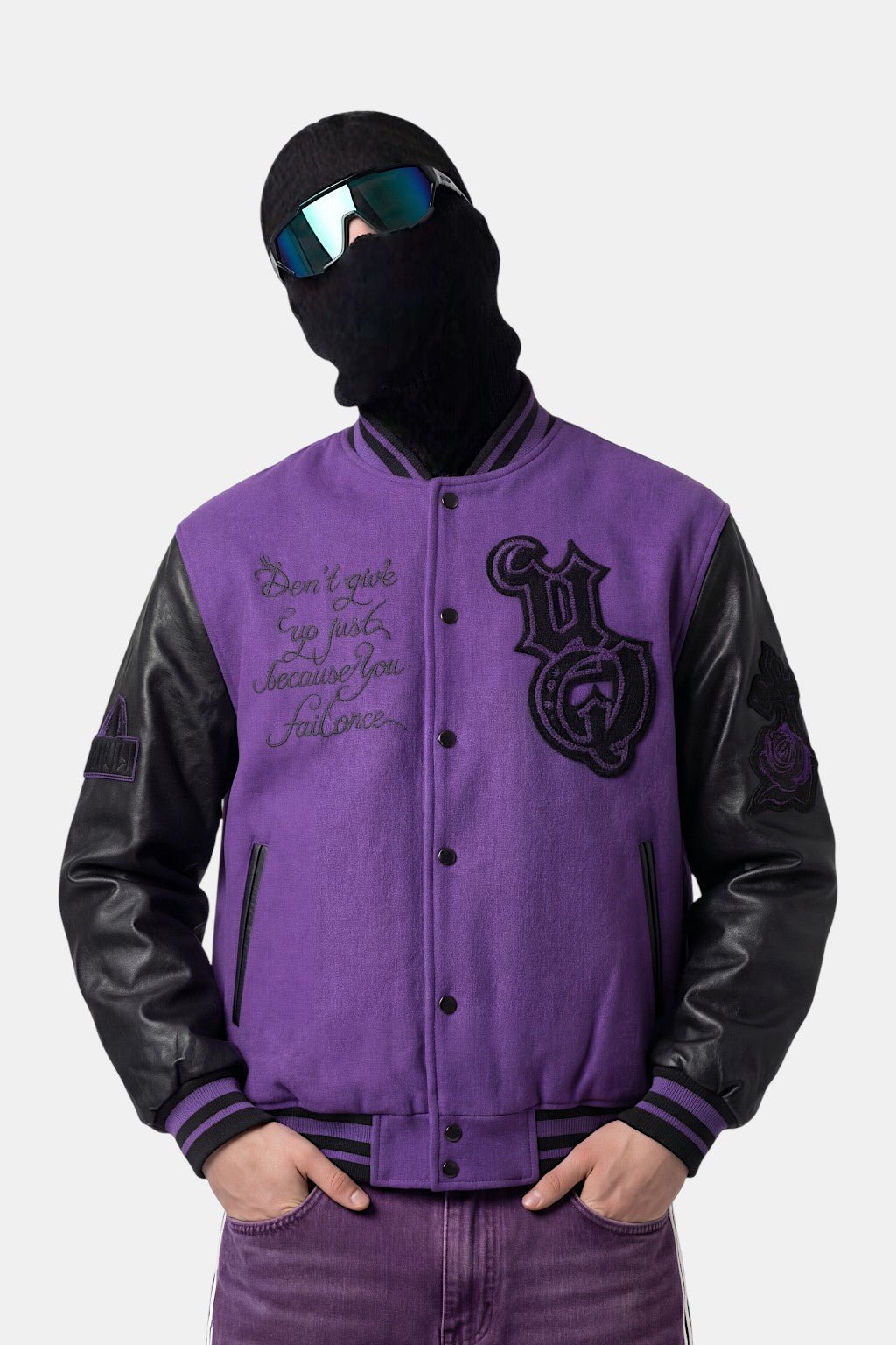 Purple varsity jacket | Y2K Streetwear – y2k streetwear