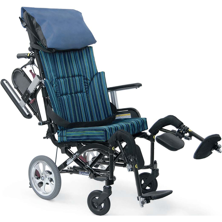 ティルト＆リクライニング車椅子 KPFK-12 肘跳上げ・エレベーティング