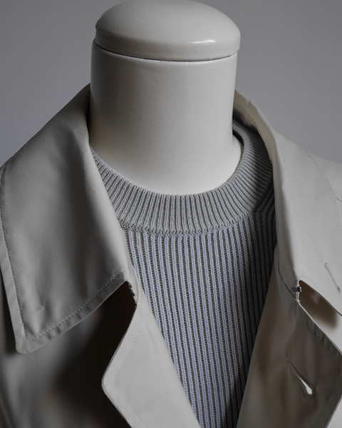 AURALEE Super Hard Twist Rib Knit P/O | 大阪心斎橋のメンズ洋服の