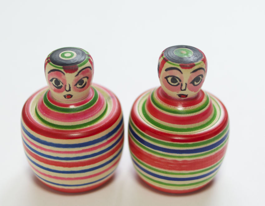 取扱終了】【期間限定】伝統こけし 齋藤徳寿工人 タコ坊主えじこ/土湯