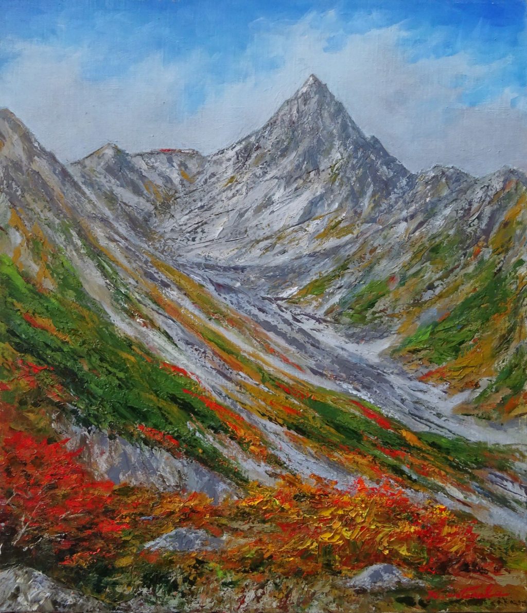 槍ヶ岳の彩 | 山の絵つなぐサイトbyjRO