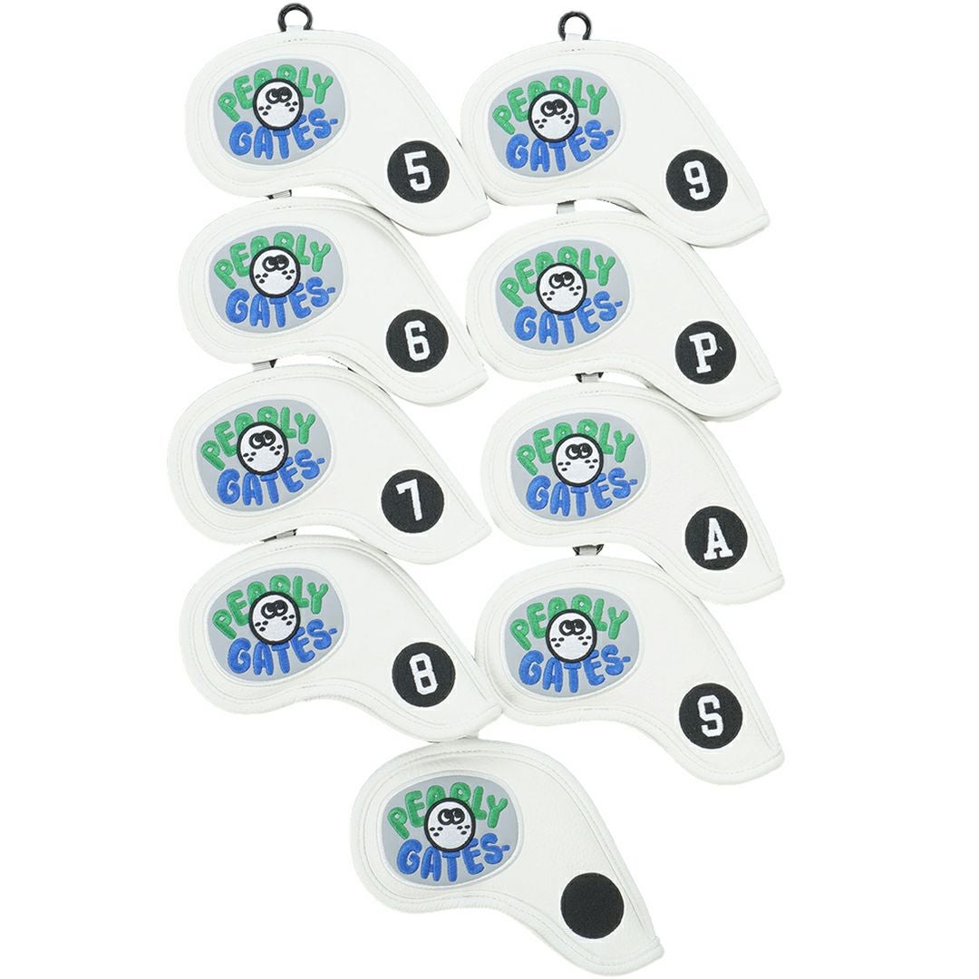 パーリーゲイツ]ロゴワッペンアイアン用ヘッドカバーセット (UNISEX