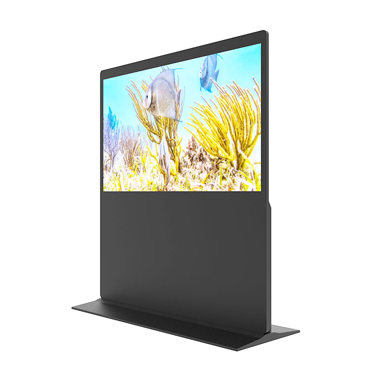 65インチAndroid搭載タッチパネル自立スタンド横型屋内用デジタル