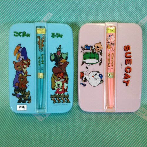 弁当箱】スケーター箸付 こぐまのミーシャ スーキャット / 会津 山内屋商店