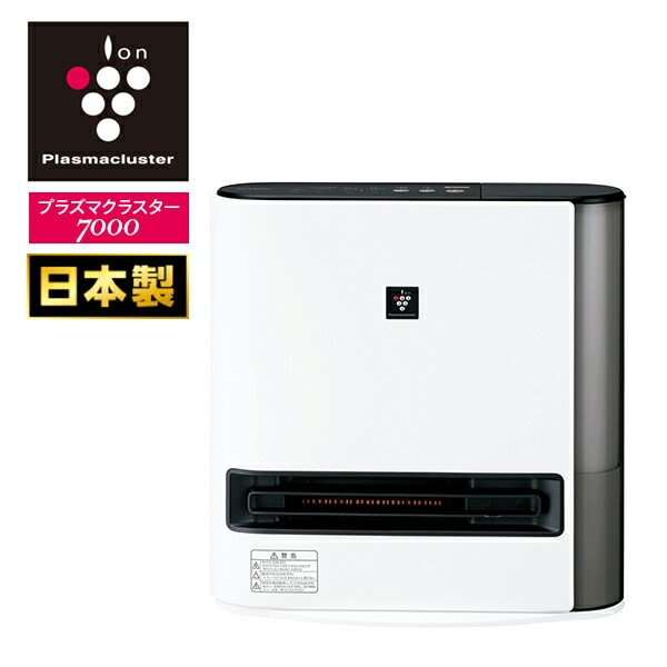 販売終了】セラミックヒーター 加湿機能 プラズマクラスター HX-TK12-W