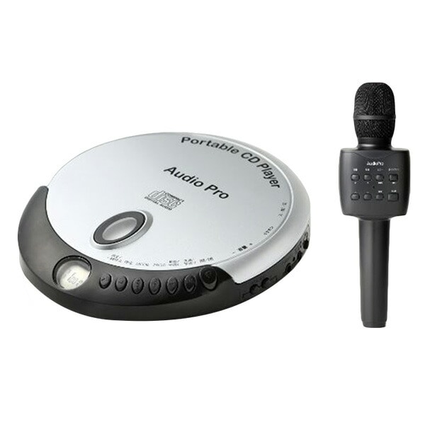 販売終了】ワイヤレスマイク CDプレーヤー カラオケセット TOH-101