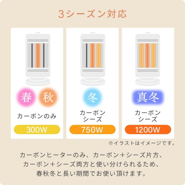 ツインヒートプラス DBC-VK123(W) 山善 | 山善ビズコム オフィス用品