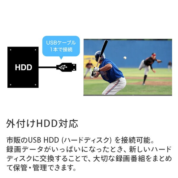 4K液晶テレビ 50V型 3年保証 4Kチューナー 50E6N ハイセンス | 山善