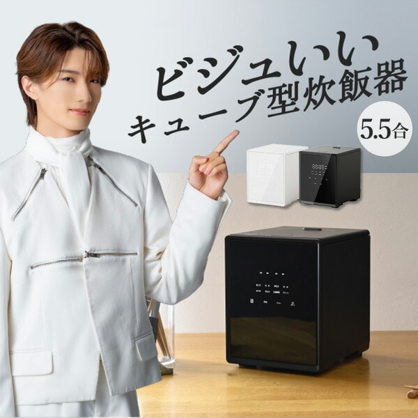 キューブ型 炊飯器 2合 4合 5.5合 マイコン式 山善 | 山善ビズコム