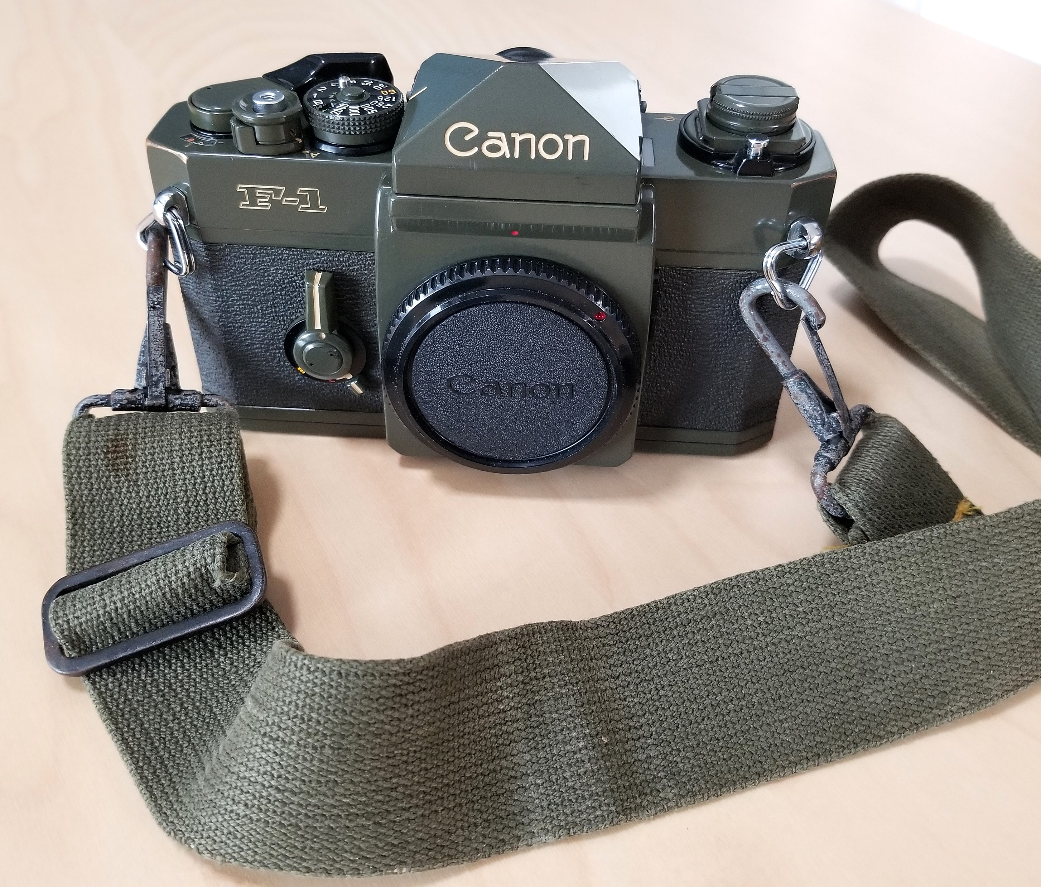 Canon's 'mysterious' green camera. | Chasing Classic Cameras with