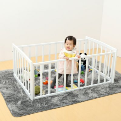 おふとんサークル（ひのきすのこ床板付き） | ベビーベッド・ベビー