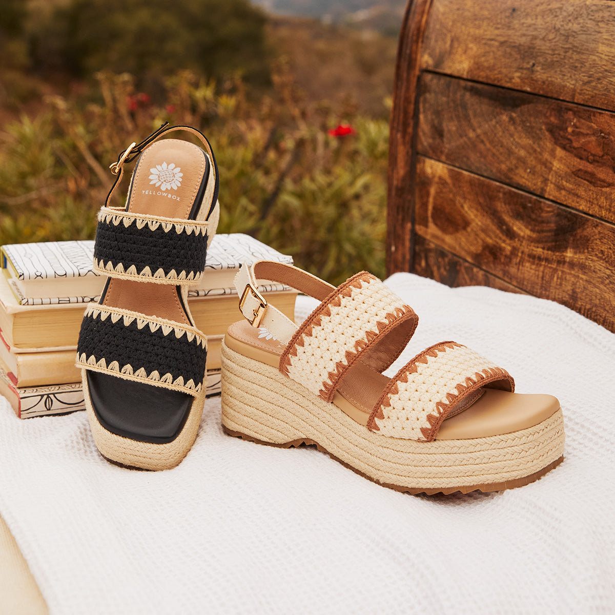 Hellen Wedge Sandal | Yellow Box Official Site – YELLOW BOX FOOTWEAR