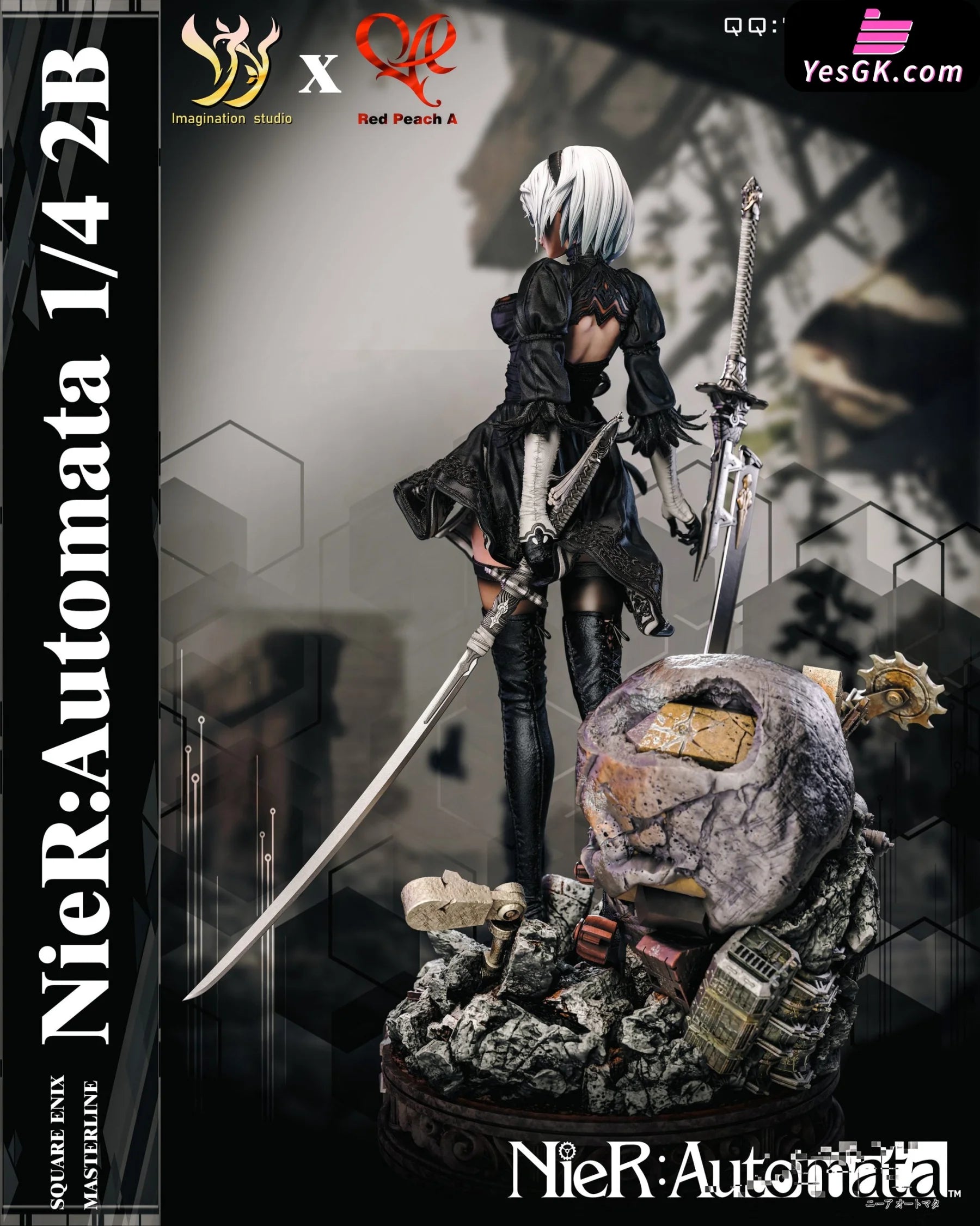 NieR:Automata 2B Resin Statue - Imagination Studio [Pre-order] – YesGK