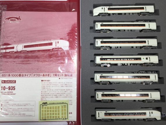 651系1000番台タイプ「スワローあかぎ」を弄る。その1 KATO 10-935
