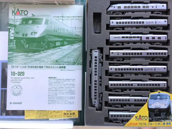 ついに上陸 787系「つばめ」が入線しました。KATO 10-320 | NGaugeJP