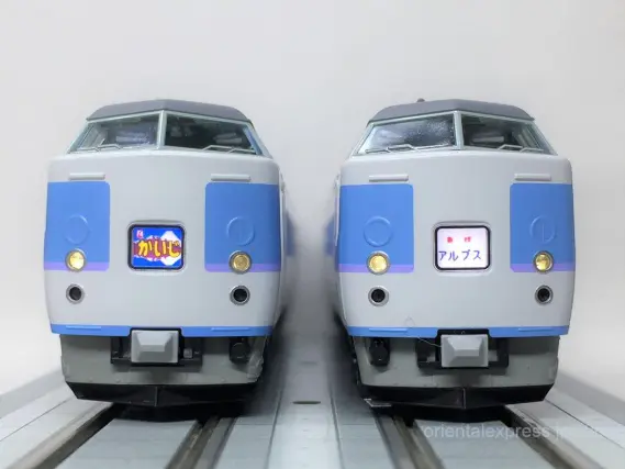 新!! 189系「グレードアップあずさ」入線です。KATO 10-1525 / 10-1526