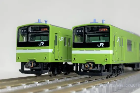 201系体質改善工事施工車・ウグイス を弄る。その1 Microace A2592 7両