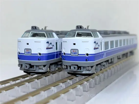 485系1000番台 勝田車両センター・K60編成が入線しました。TOMIX 98698