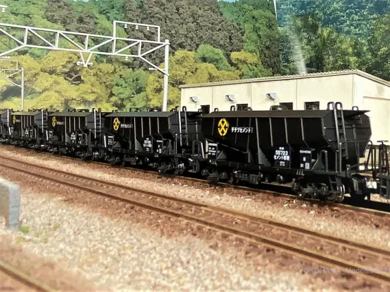 ホキ5700 秩父セメント 8両セットが入線です。KATO 10-1460 | NGaugeJP