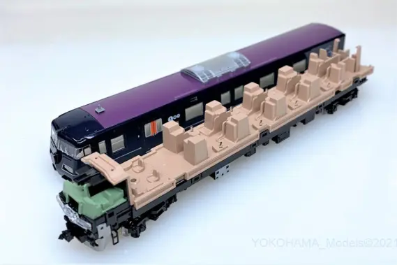 117系7000番台 寝台電車「WEST EXPRESS 銀河」が入線しました。TOMIX