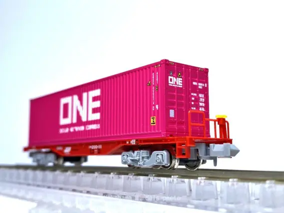 40ft 96ドラインバン「ONE」を導入。KATO 23-580A ハイキューブ