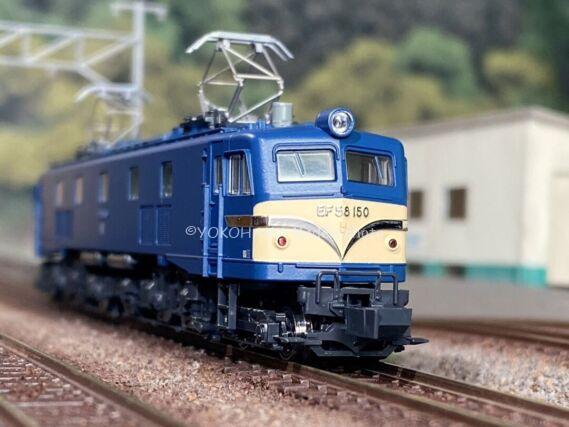 EF58 150号機 宮原機関区 ブルー(2021)が入線しました。KATO 3049-2