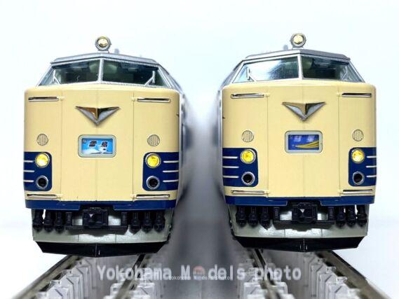 581系 (スリットタイフォン) が入線しました。 KATO 10-1717