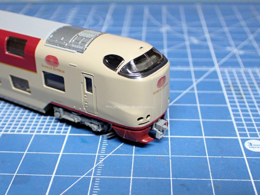 285系「サンライズエクスプレス」を弄る。前面扉ぱっか～ん KATO 28