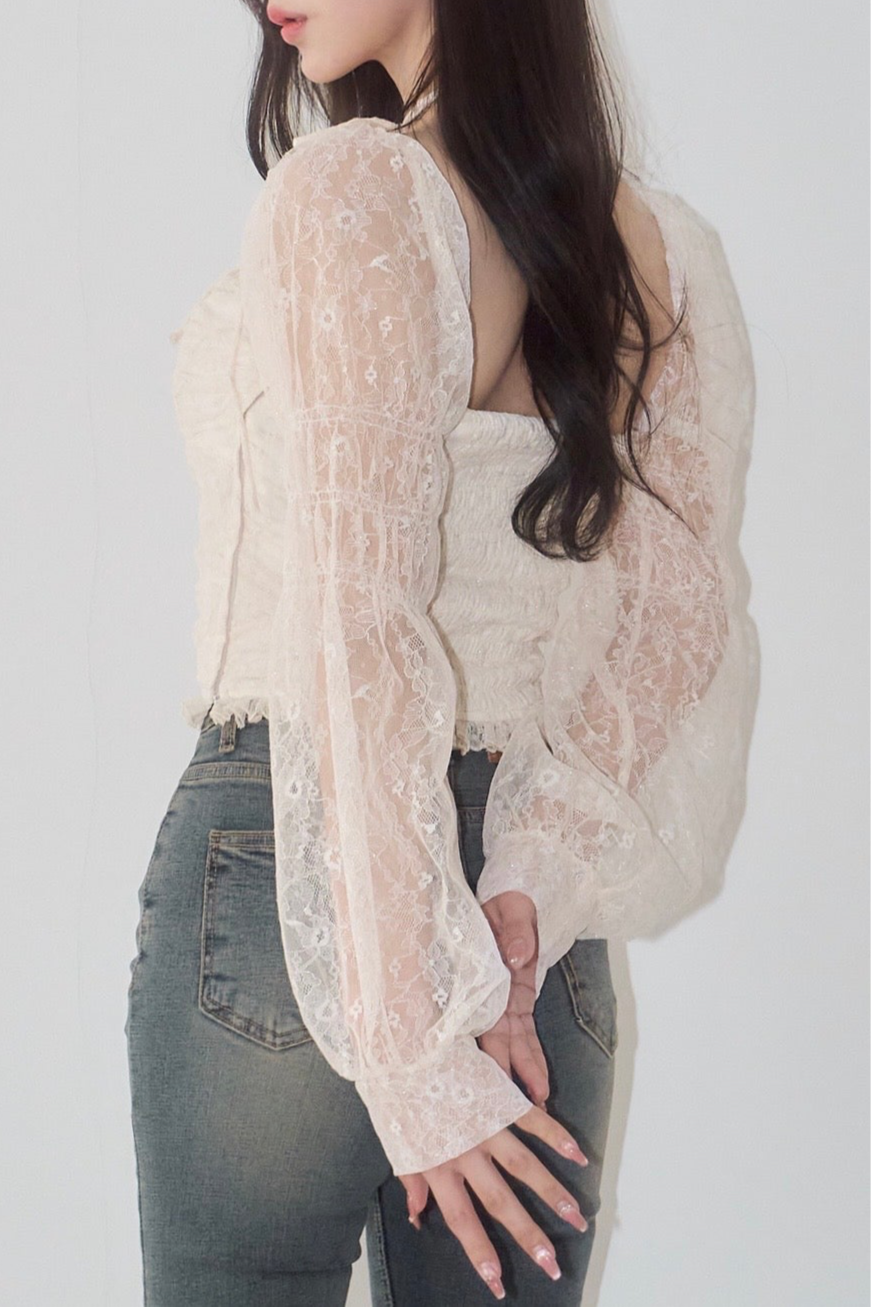 Fleur lace blouse – YILON