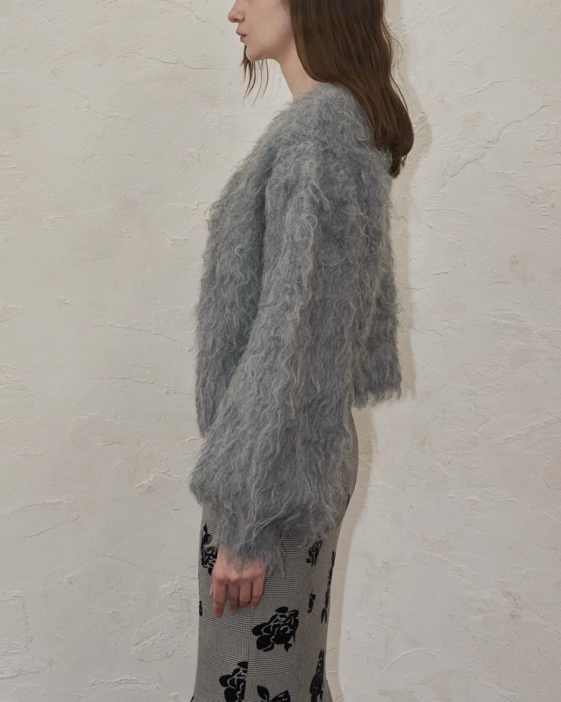 Shaggy drop cardigan – YILON