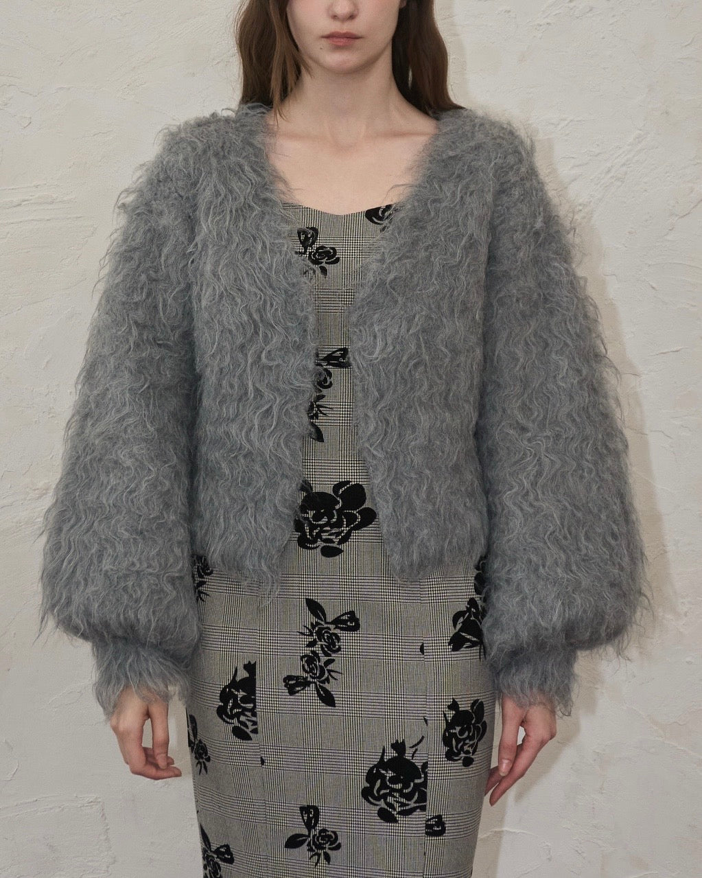 Shaggy drop cardigan – YILON
