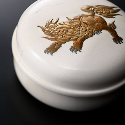 象牙獅子蒔絵香盒 | 京仏具四人会
