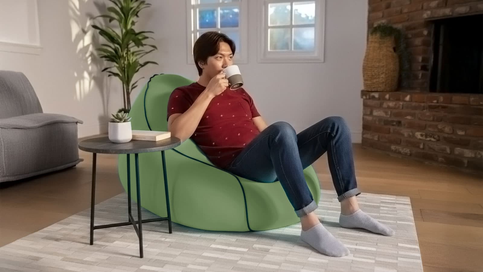 公式】Yogibo Lounger Rainbow (ヨギボー ラウンジャー レインボー