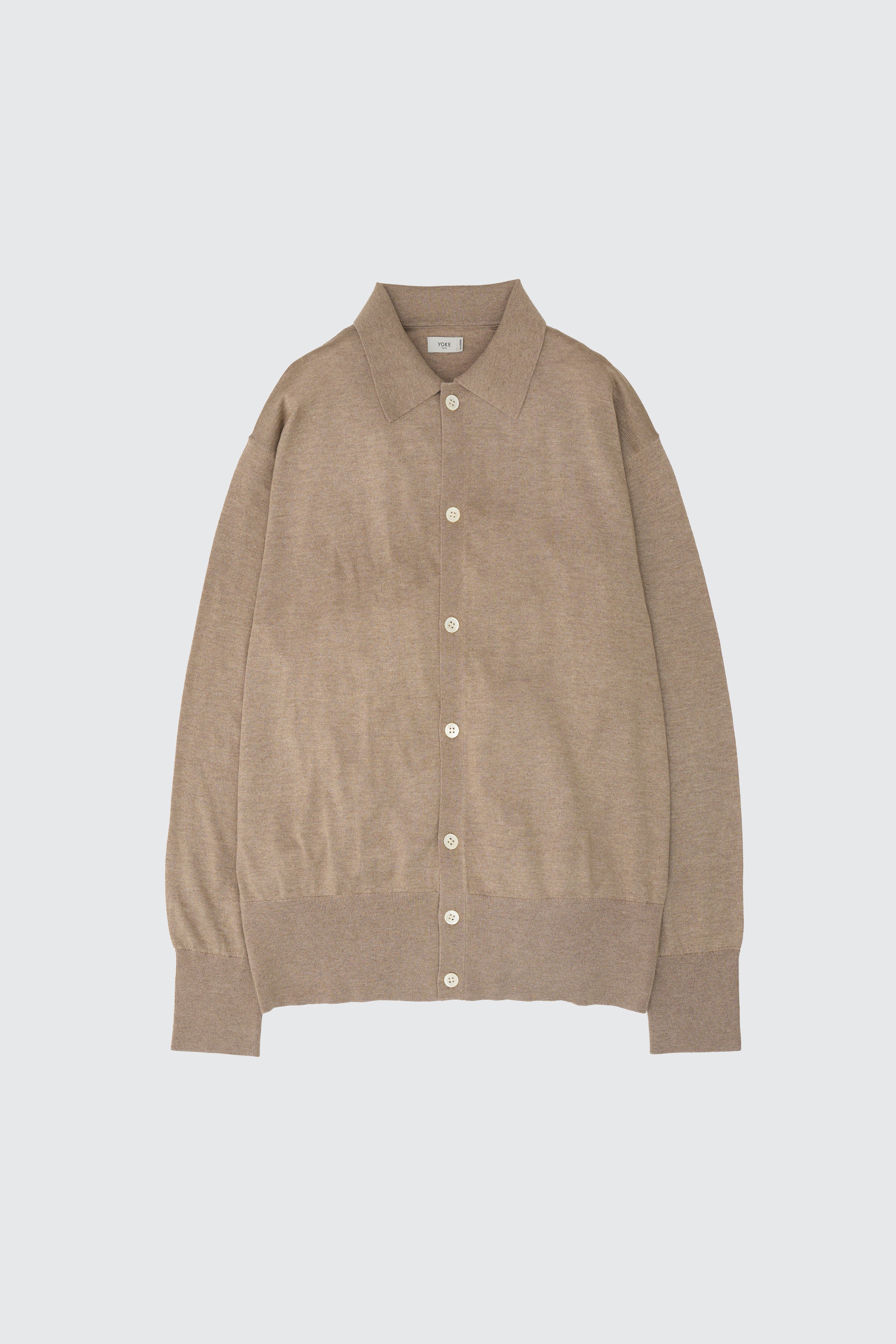 Silk Cashmere Knit Shirt | YOKE Official Website
