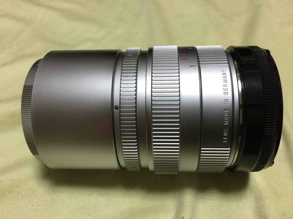 Leica Elmarit-M 90mm F2.8 Silver Chrome (フード内蔵) 11808 - 晴れ