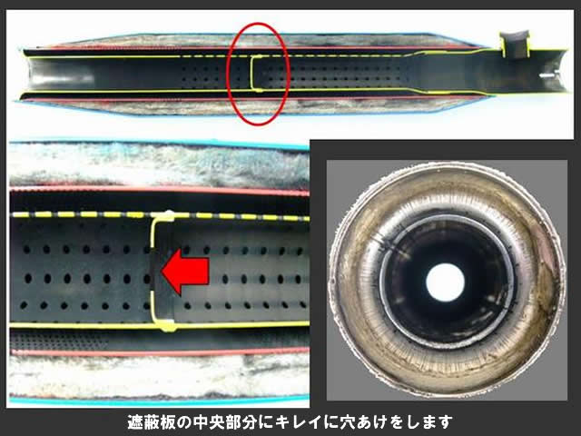 po-dynaダイナ北米マフラー パンチアウト加工 ハーレーカスタムパーツ