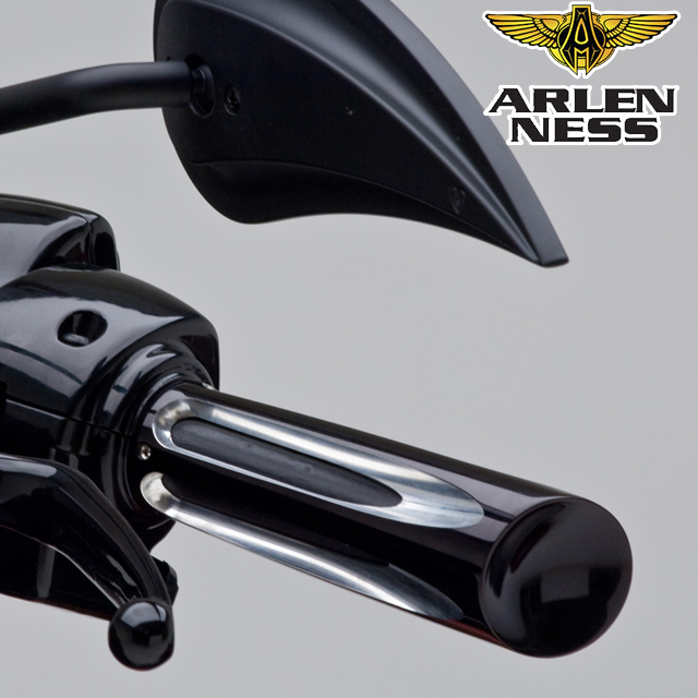 アレンネス□ ディープカット グリップ ブラック 【ケーブルスロットル