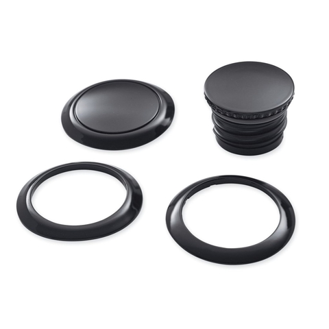 ハーレー純正□フラッシュマウント・フュエルキャップ＆レフトサイド