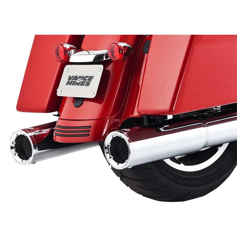 バンス＆ハインズ□ ハイアウトプット スリップオンマフラー クローム