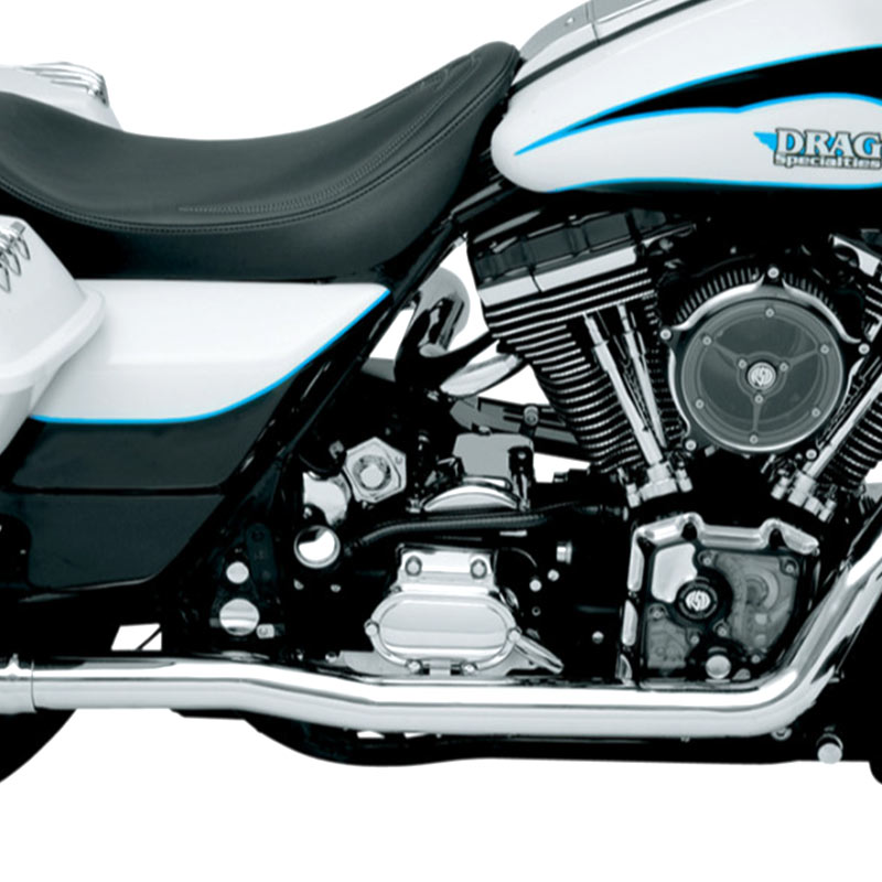 ドレッサーデュアル 独立管 ヘッダーパイプ クローム Vance&Hines